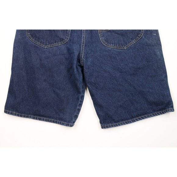 Vintage 90s Marithe Francois Girbaud Mens 34 Distressed Baggy Fit Denim Shorts - Picture 13 of 14